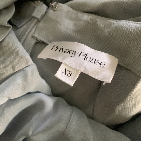 Privacy Please Cruz Strapless Jumpsuit Light Blue Sz XS - Picture 7 of 8